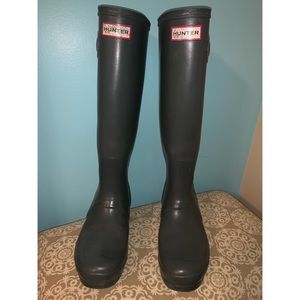 Gray Hunter Boots size 7.5